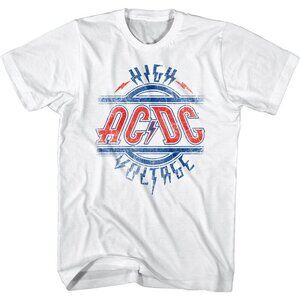 ACDC Vintage High Voltage Vintage Music T Shirt 81